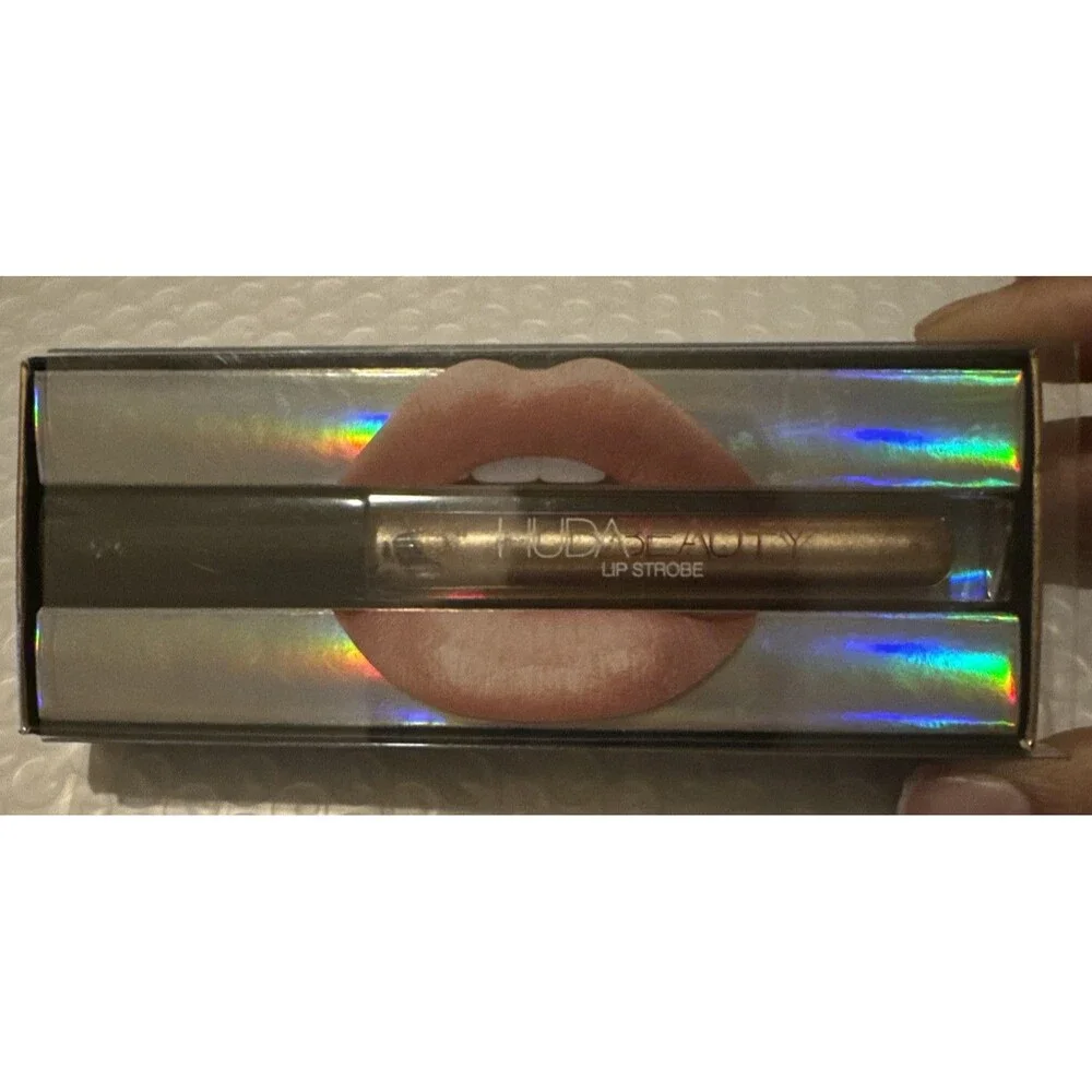 Huda Beauty Lip Strobe Ritzy Strobing Metallic Lip Gloss/Shimmer-NIB